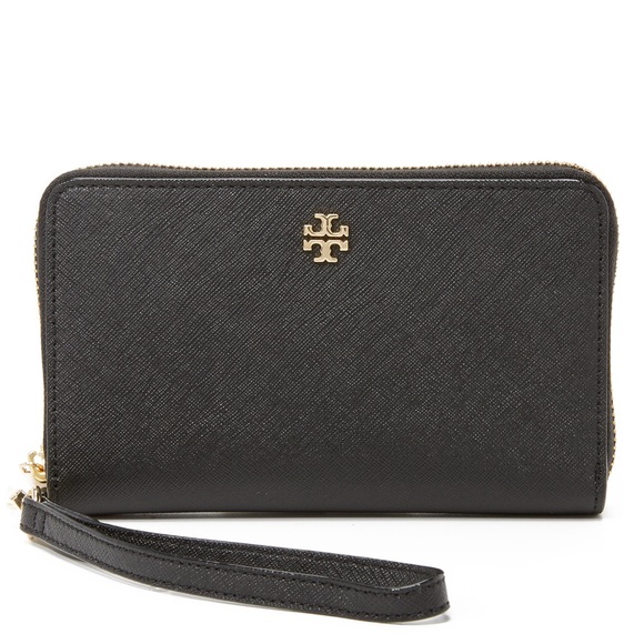 Tory Burch Robinson Zip Around Smartphone Wristlet - Picture 2 of 8